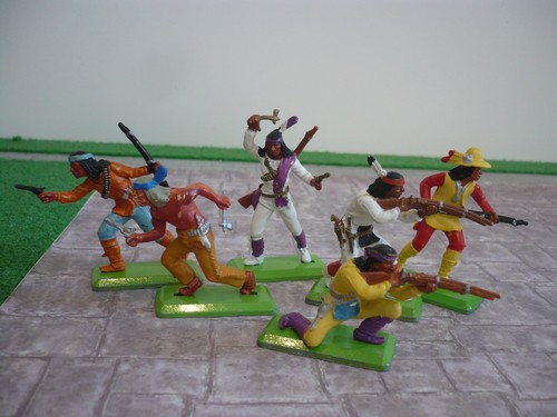 Britains deetail set apaches - set, 6