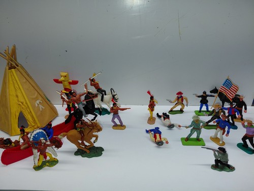 Toy cowboys and indians - toy,